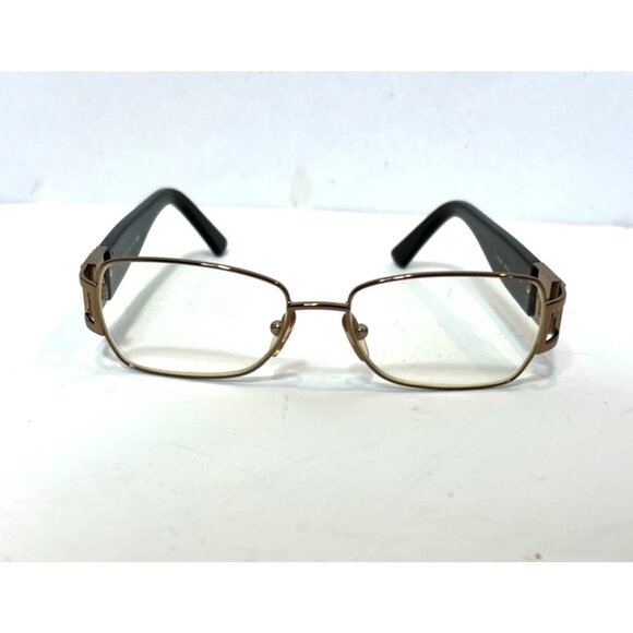 Fendi F773R 714 Brown Rhinestone Rectangular Eyeglasses Frames Made In Italy 52[ - Picture 4 of 14